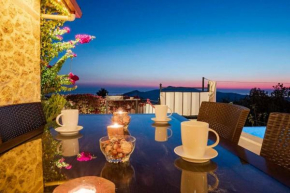 Panoromik deniz manzarası villa hilal